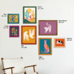 Colorful Striped Birch Picture Frame - Image 8