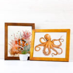 Colorful Birch Hardwood Picture Frame, 3 Width Options - Image 5
