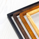 Round Corner Thin Edge Birch Hardwood 14mm Picture Frames - Image 8