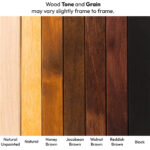 Stained Birch Hardwood 23 mm Picture Frames - Image 7