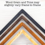 Round Corner Thin Edge Birch Hardwood 14mm Picture Frames - Image 10