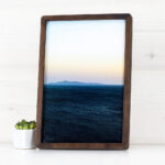 Round Corner Thin Edge Birch Hardwood 14mm Picture Frames - Image 6