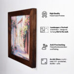 Stained Birch Hardwood 23 mm Picture Frames - Image 4
