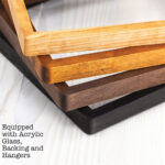 Round Corner Thin Edge Birch Hardwood 14mm Picture Frames