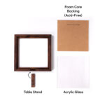 Stained Birch Hardwood 23 mm Picture Frames - Image 6