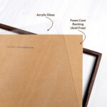 Super Thin Birch Hardwood Picture Frame in 4 Colors - Image 7
