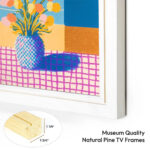 Stained Pine Wooden TV Frames - Image 13
