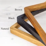 Round Corner Thin Edge Oak Hardwood 14 mm Picture Frames - Image 3