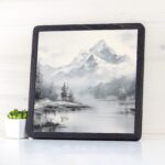 Round Corner Thin Edge Oak Hardwood 14 mm Picture Frames - Image 6