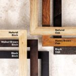 Stained 32 mm Oak & Birch Picture Frames - Image 7