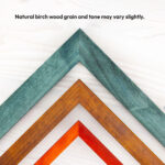 Colorful Birch Hardwood Picture Frame, 3 Width Options - Image 9