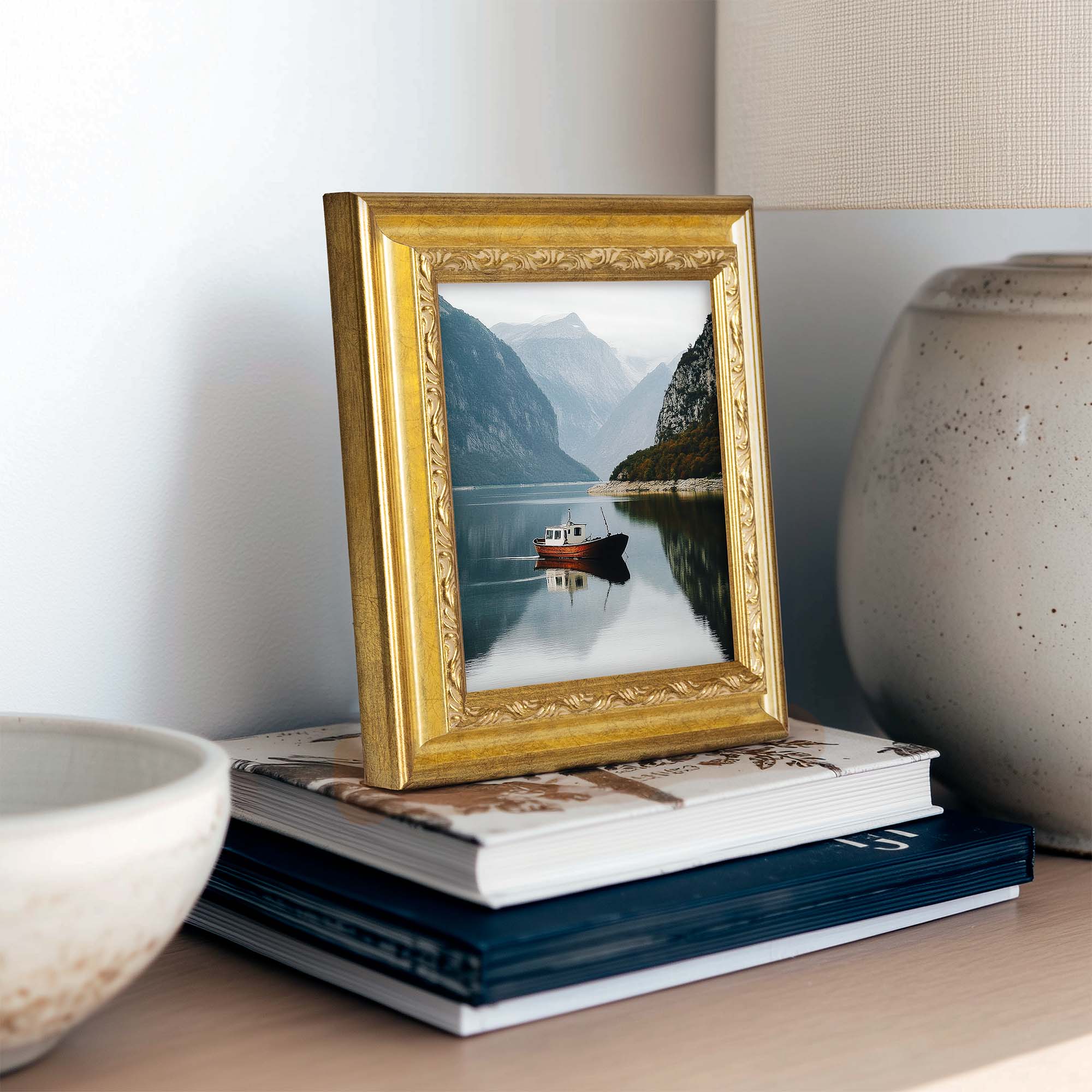 Ornate Gold Contemporary Classic Picture Frame