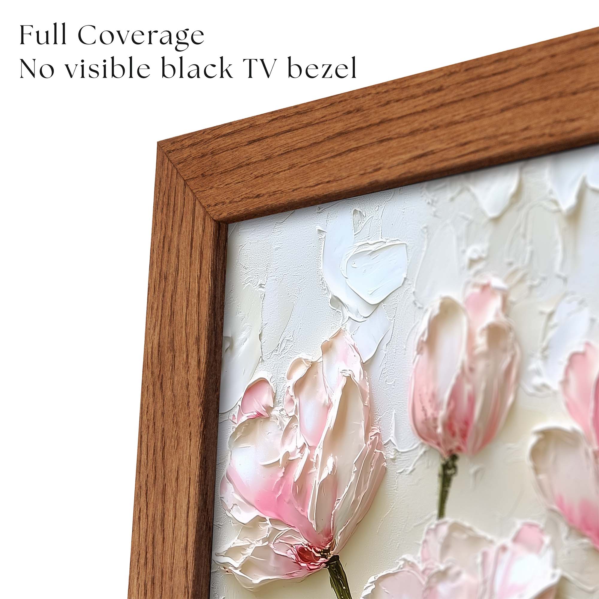 Thin Colorful OAK TV Frame