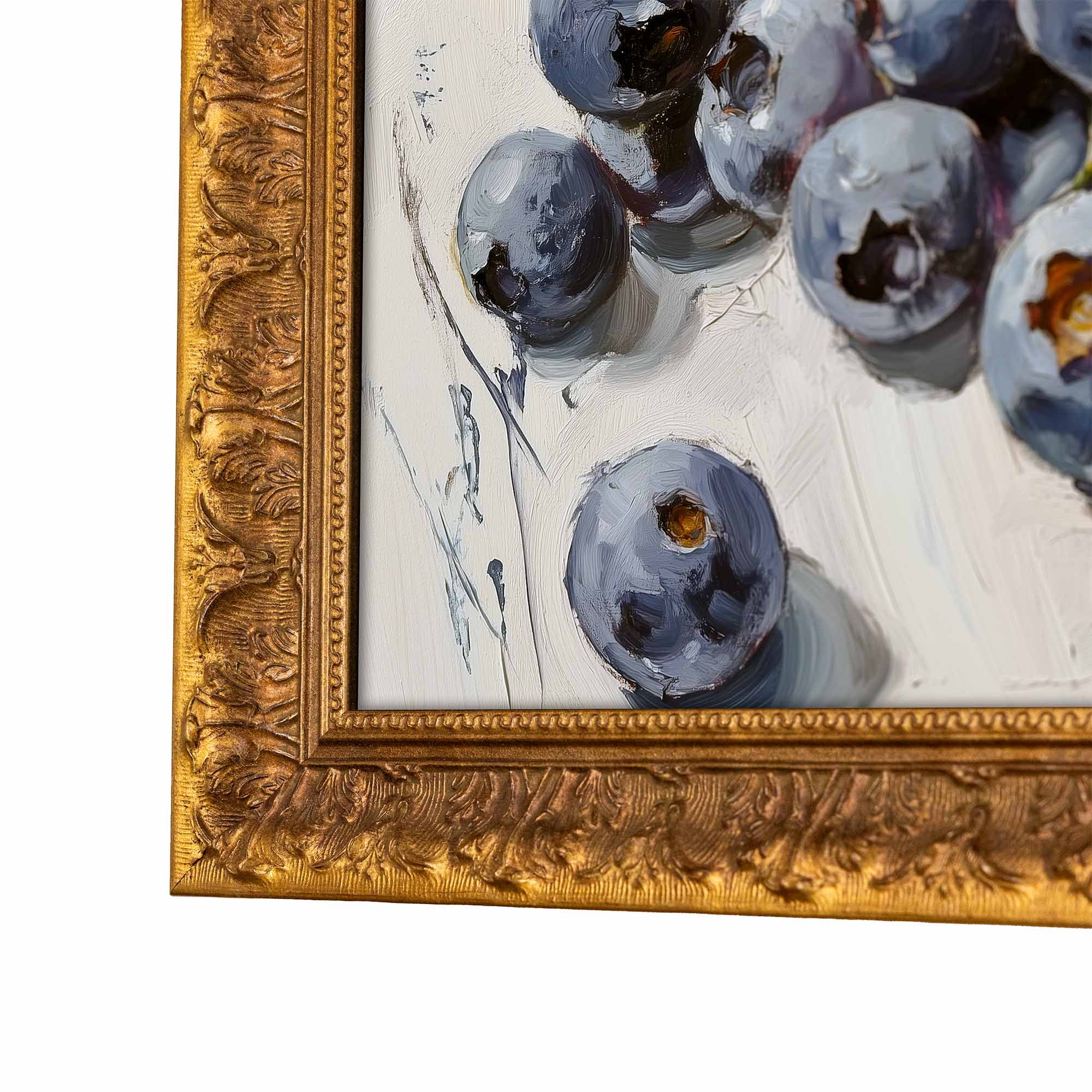 Ornate Antique Gold Leaf TV Frame