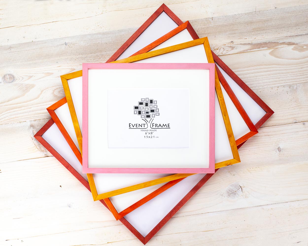 Super Thin Edge Picture Frame, Solid Color of Your Choice in Minimalistic Style