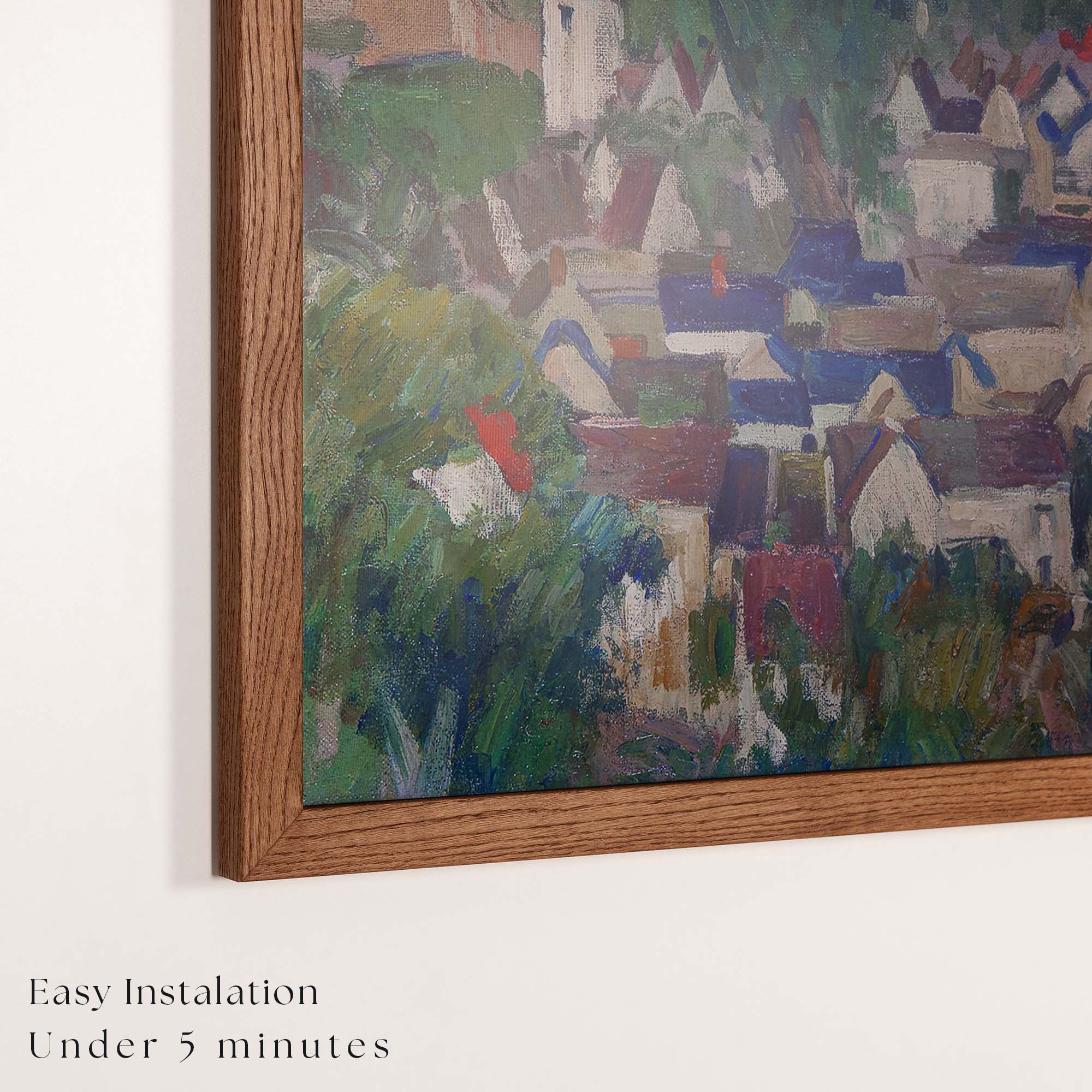 Thin Stained Hardwood TV Frame Samples