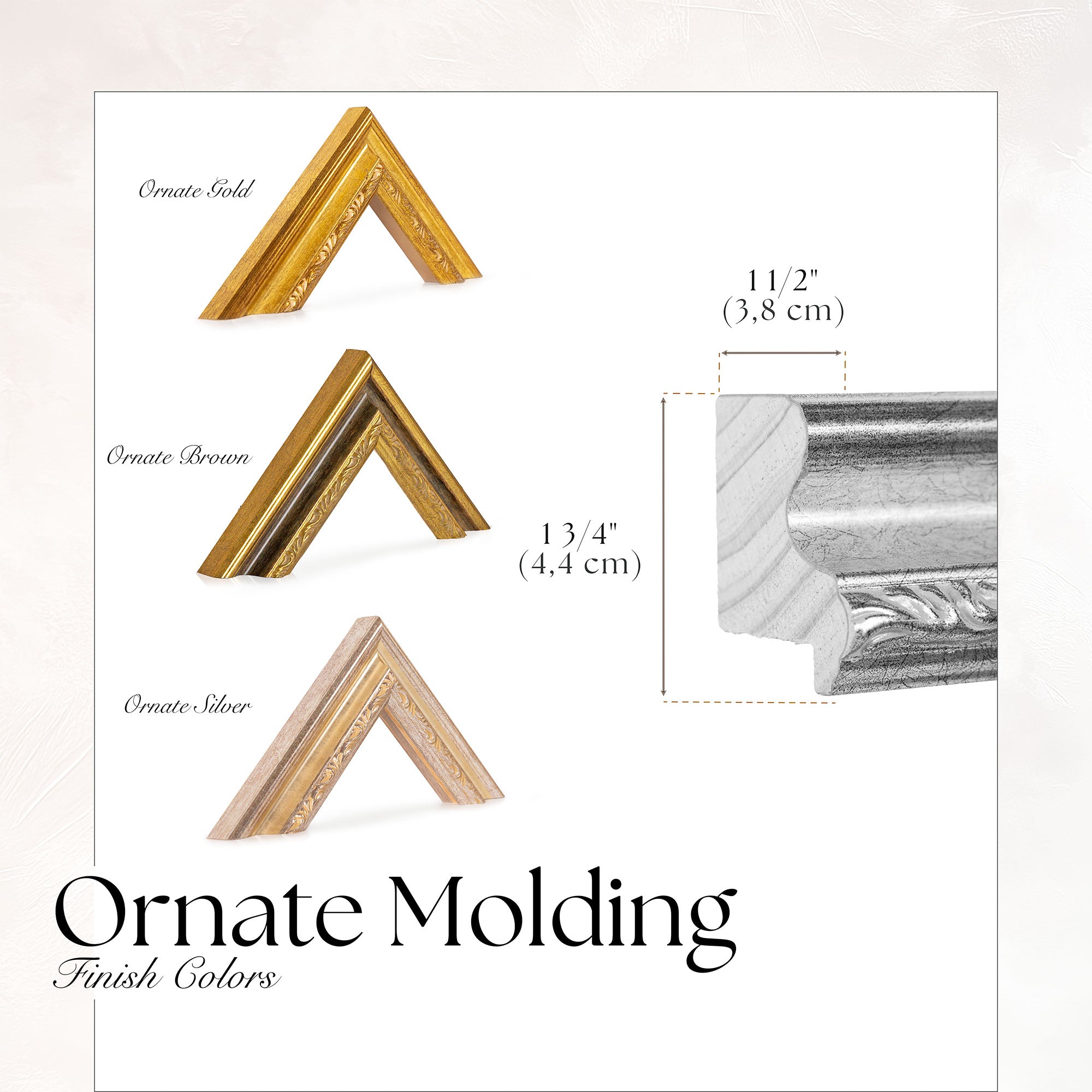 Thin Metallic TV Frame Samples