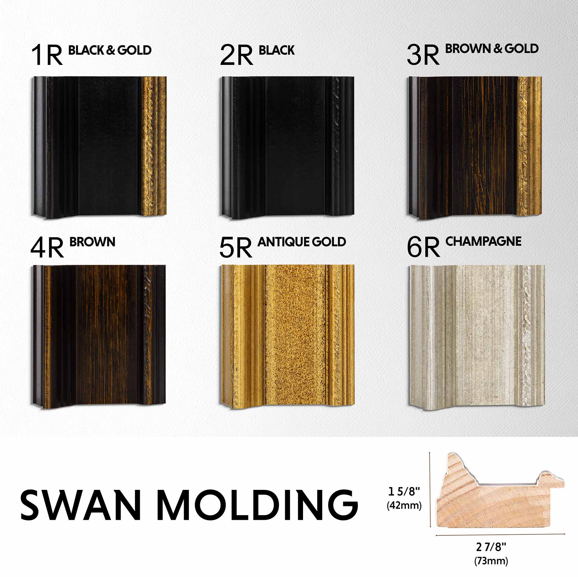 Contemporary Style TV Frame Samples