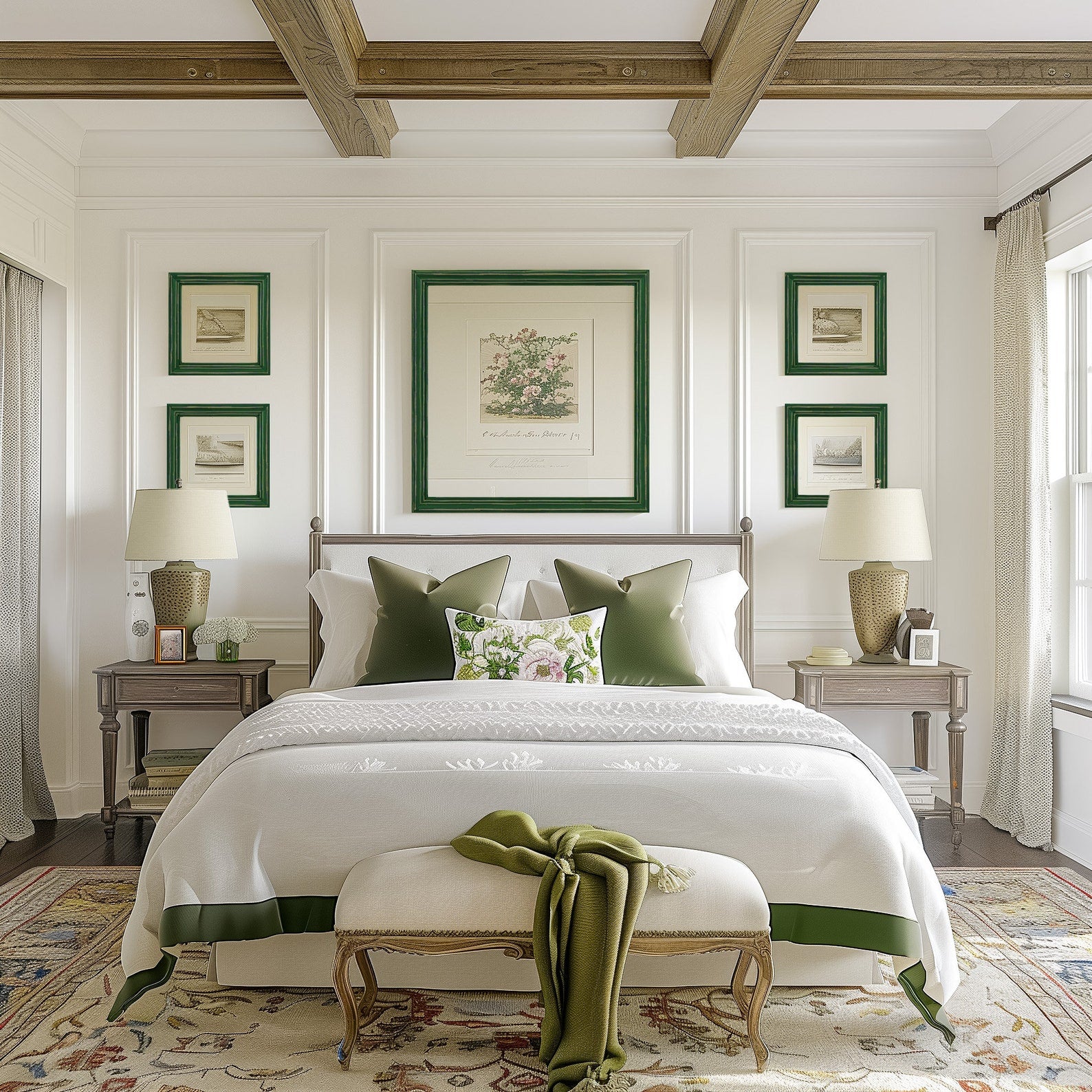 Wide Distressed Picture Frame