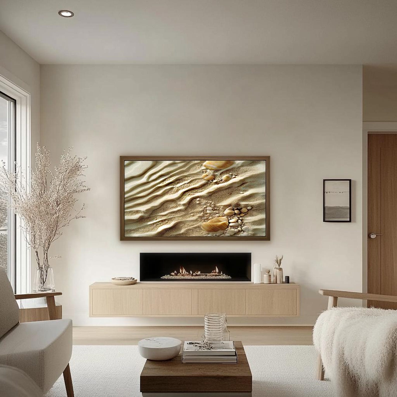 Thin Walnut TV frame