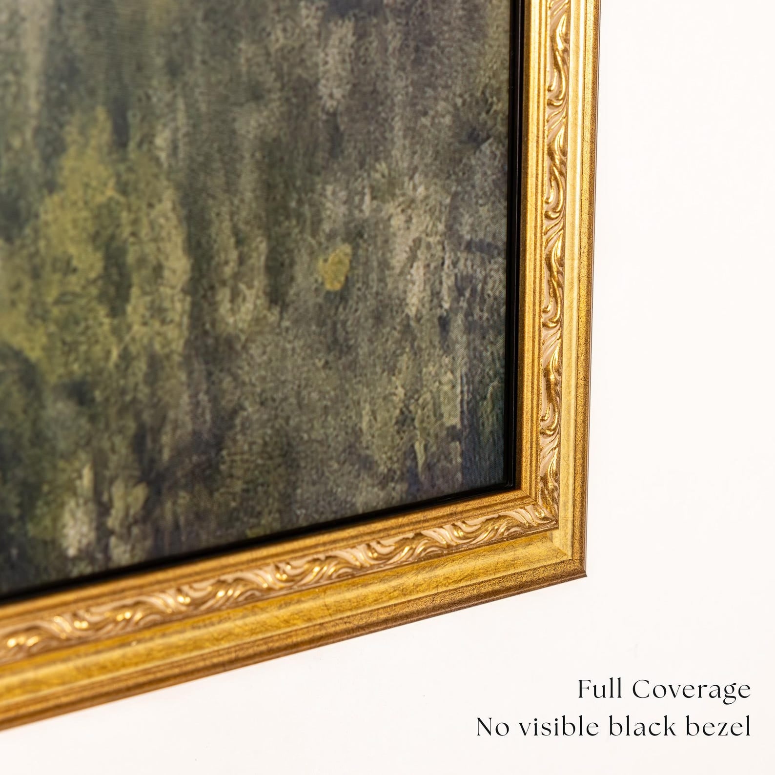 Thin Ornate Antique Gold TV Frame