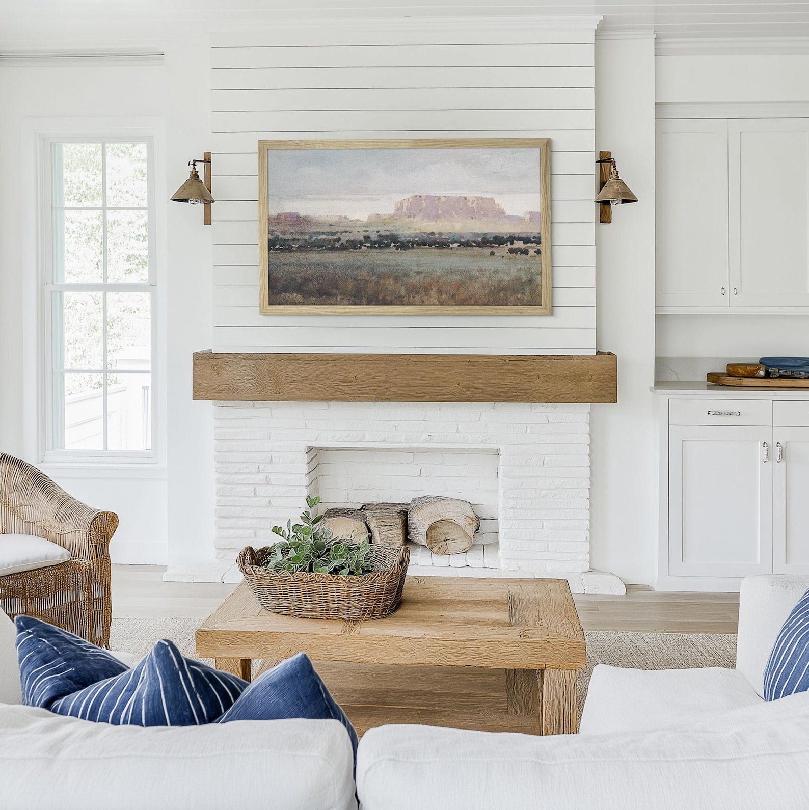 Thin Stained Hardwood TV Frame Samples