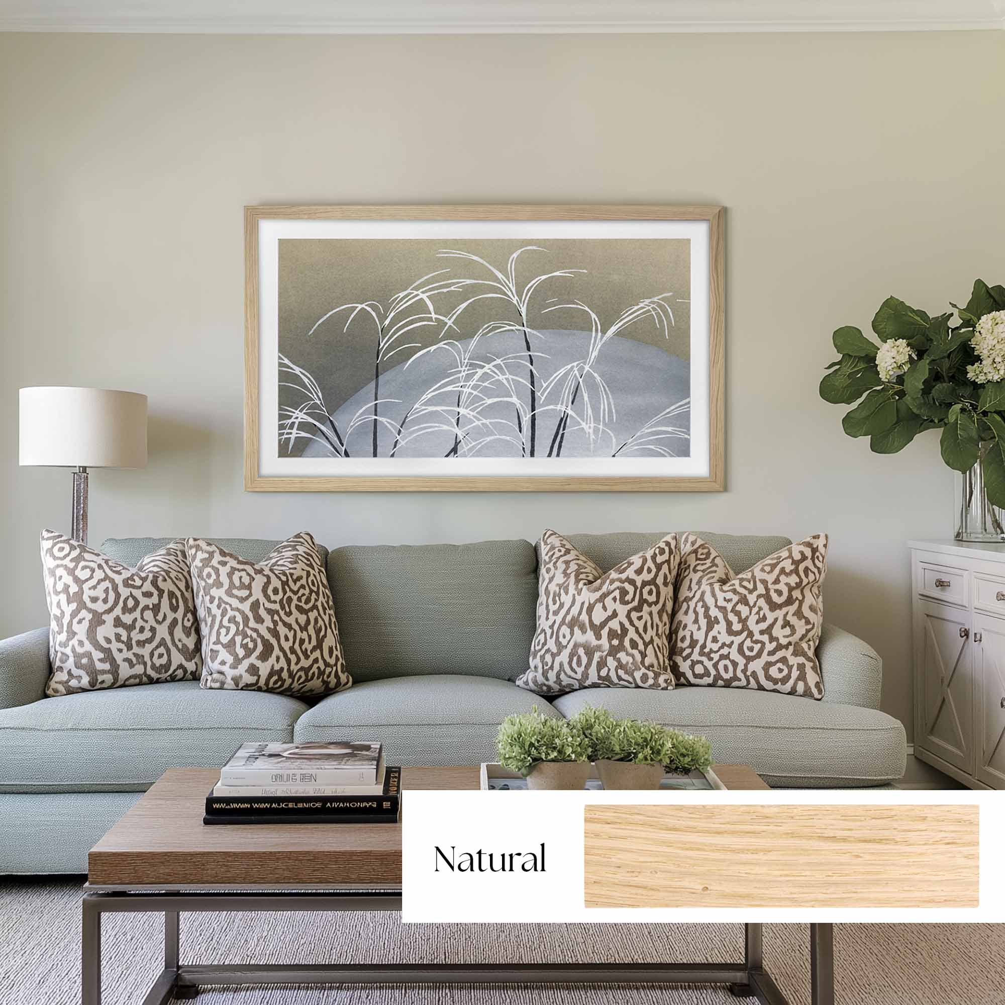 Thin Colorful OAK TV Frame