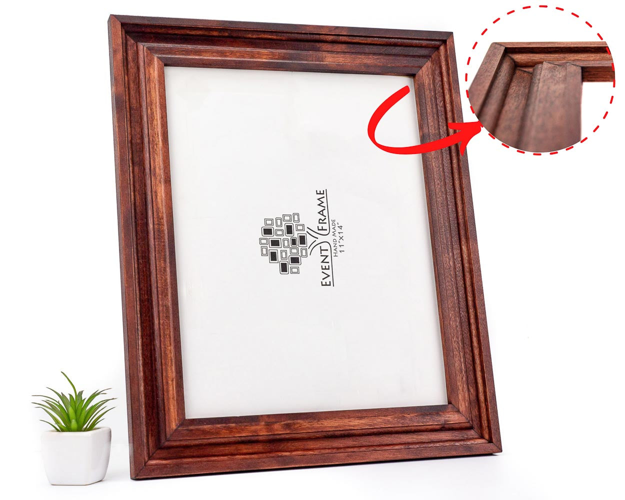 Elegant Antique Style Wooden Gallery Frame, Superior Flat Picture Frame, Custom Size A4, A3, 8x10, 9x12, 11x14, 11x17, 18x24, 16x20, 24x18
