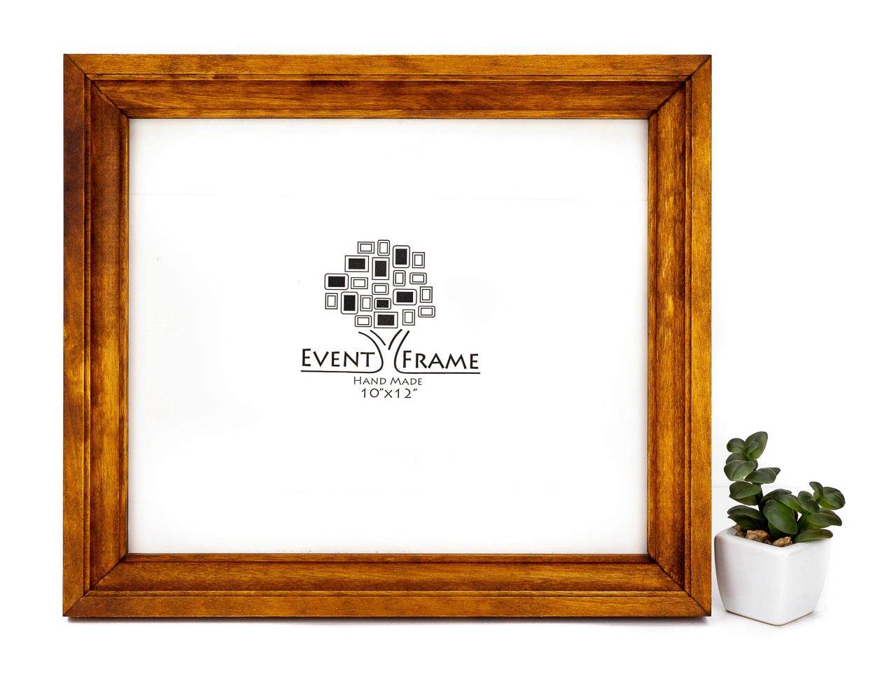 Honey Brown Wooden Picture Frame, Gallery Wall Birch Hardwood Frame, Handmade Premium Quality, Custom Size A4, A3, 6x8, 10x12, 18x24, 20x30