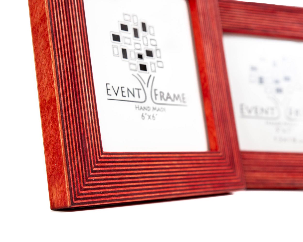 Red + White Custom Wooden Frame, Double Color Photo Frame, Modern Wall Frame, Custom Size Poster Frame A1 A3 A4 8x8 12x18 18x24 20x30 24x36