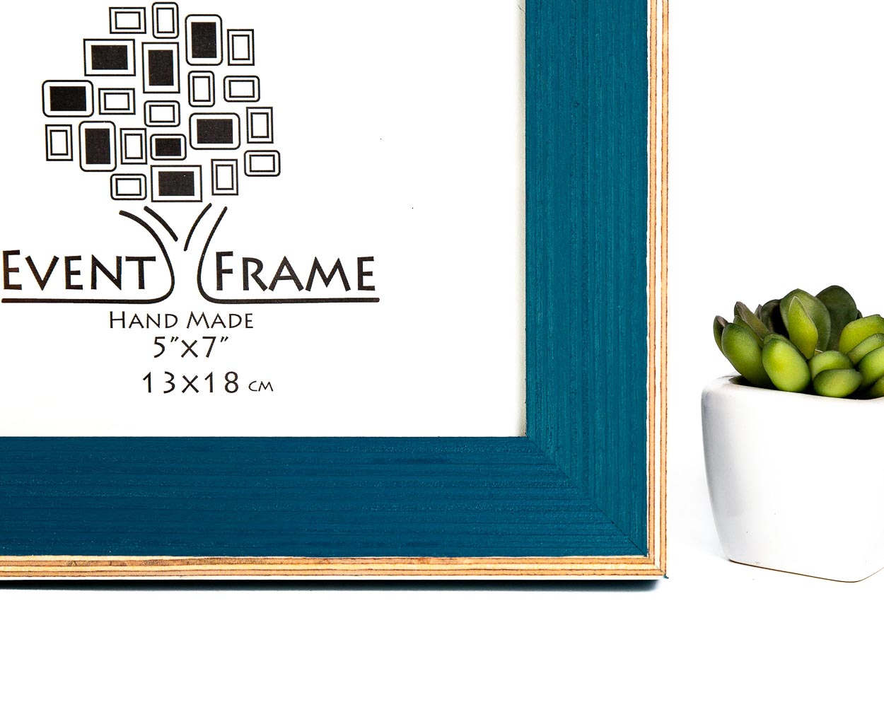 Blue Picture Frame, Wooden Photo Frame, CHOOSE SIZE, 4x4 4x6 5x5 5x7 5.5x8.5 6x6 6x8 A5 7x7 7x9 8x8 8.5X11 8x10 A4 10x10 8x12 11X14 A3 20x30.