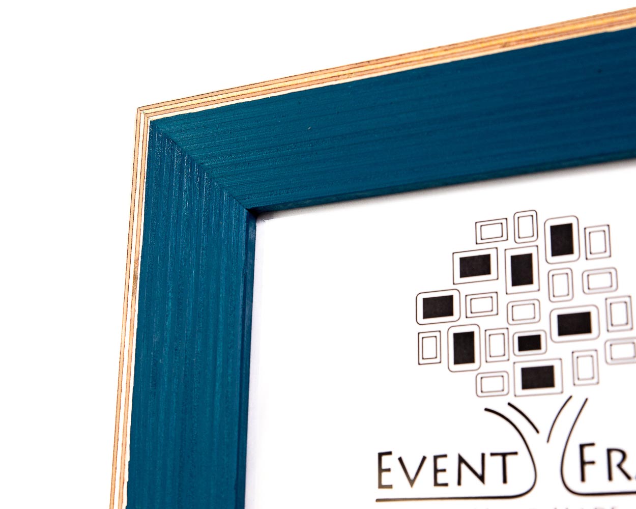 Blue Picture Frame, Wooden Photo Frame, CHOOSE SIZE, 4x4 4x6 5x5 5x7 5.5x8.5 6x6 6x8 A5 7x7 7x9 8x8 8.5X11 8x10 A4 10x10 8x12 11X14 A3 20x30