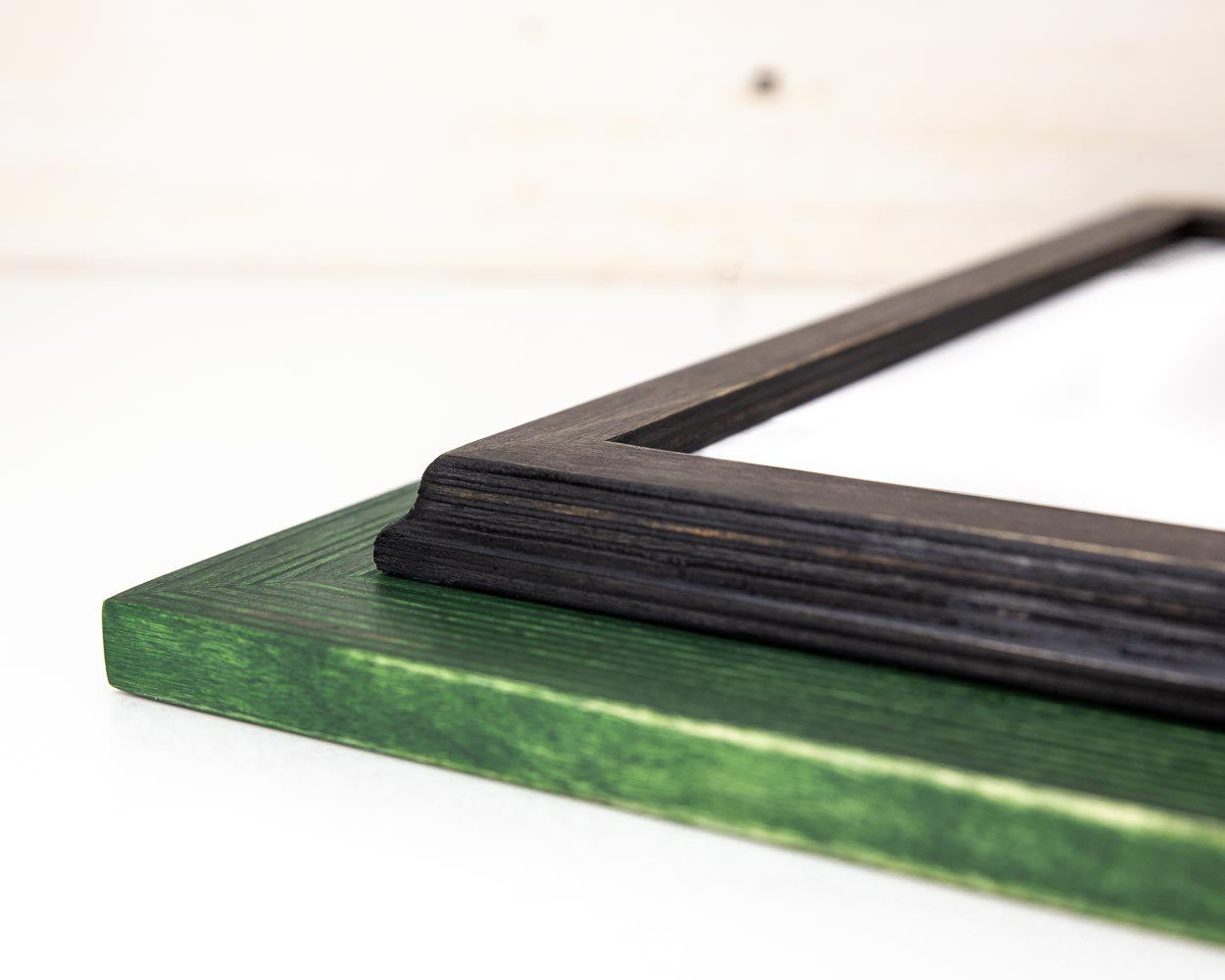 Double Green + Black Photo Frame