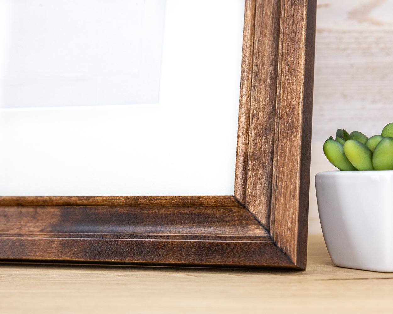 Handmade Walnut Brown Picture Frame, Rustic Custom Photo Frame, Museum Quality Birch Hardwood Frame A1 A4 8x8 12x12 14x20 20x30 36x40