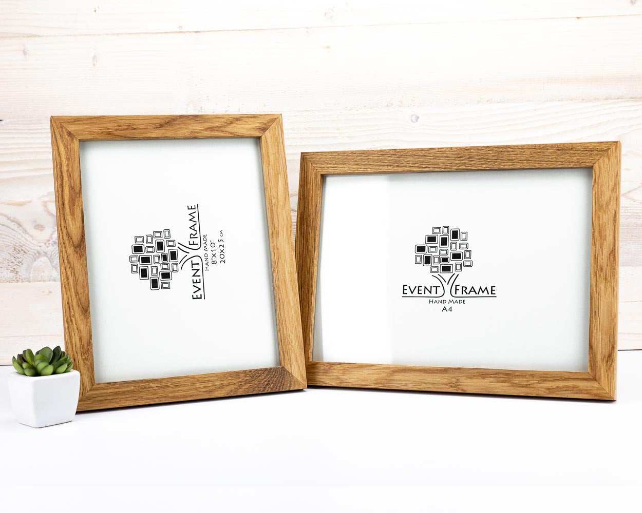 Natural Modern Design Solid Oak Hardwood Photo Frame 25mm