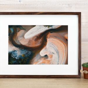 Solid Walnut Hardwood Photo Frame 1/2 Thin Edge