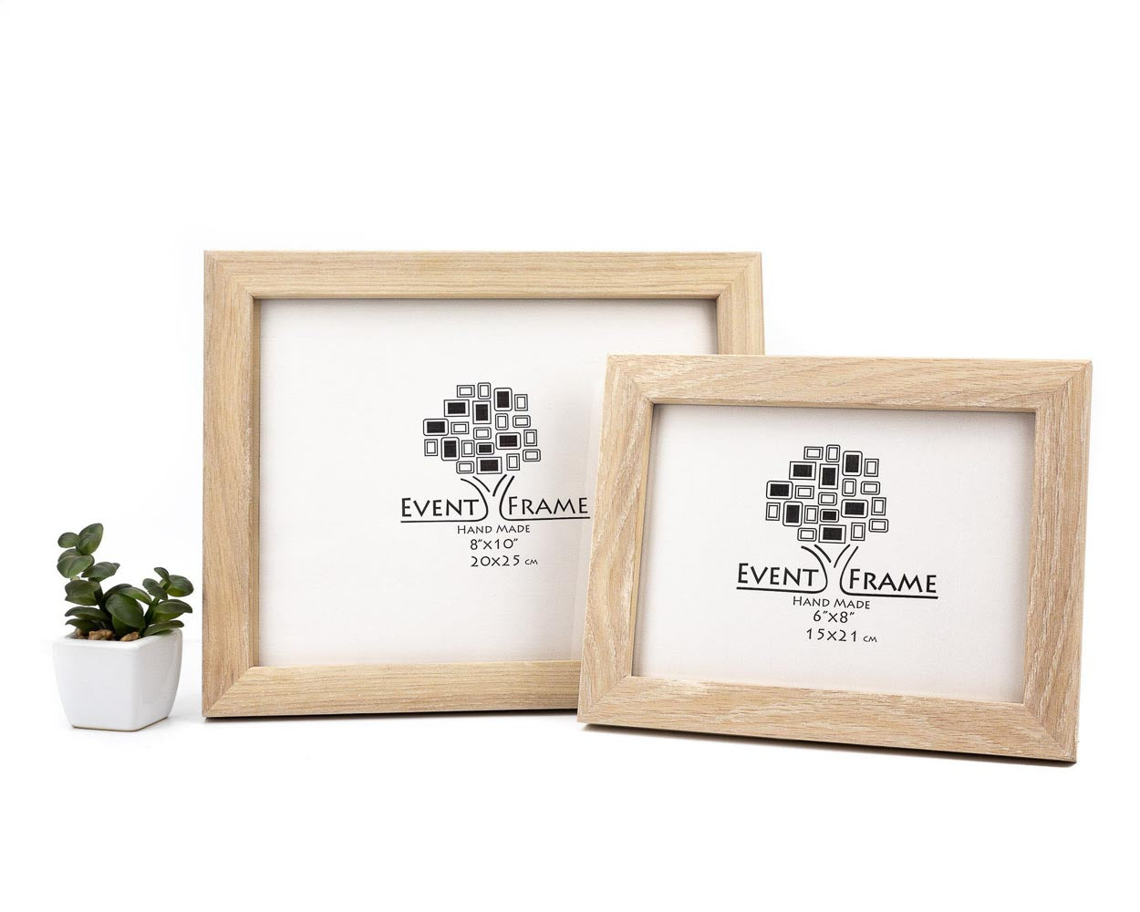 Bleached Oak Wooden Photo Frame, White Farmhouse Picture Frame, Photo Frame for Wall Art 5x7, A1, 8x10, 11x14, 12x16, 12x18, 16x20, 18x24