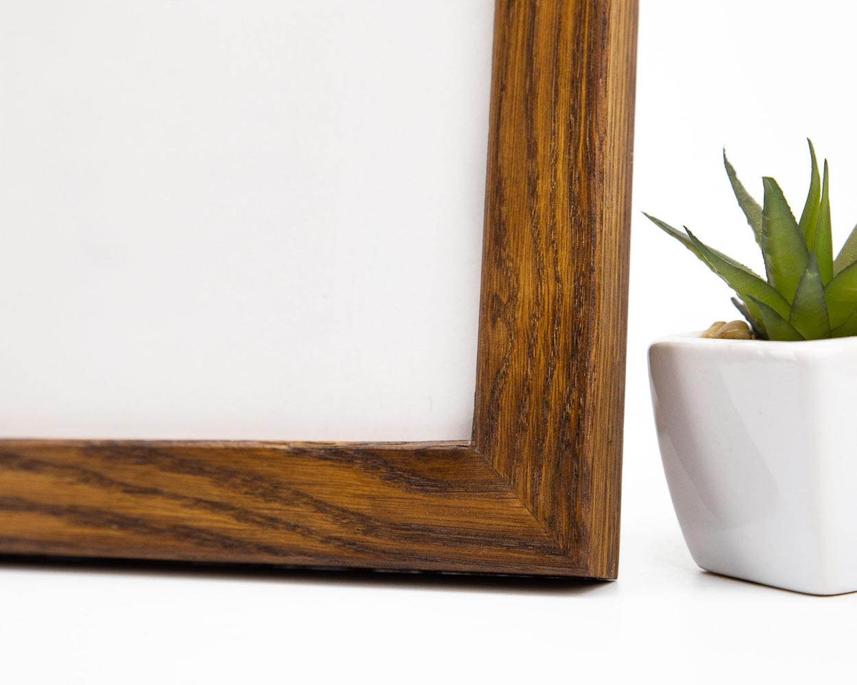 Brown Oak Wood Picture Frame, Rustic Oak Photo Frame, Custom Photo Frame for Wall Art A4, A2, 5x7, 8x10, 8.5x11, 9x12, 10x14, 11x17, 16x20